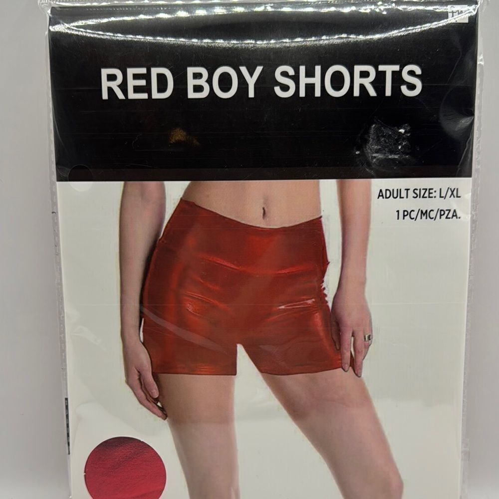 Red Boy Shorts - Picture 3 of 5